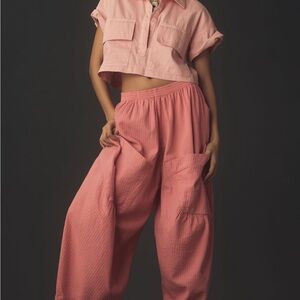 Anthropologie Pilcro Soft Barrel Pants